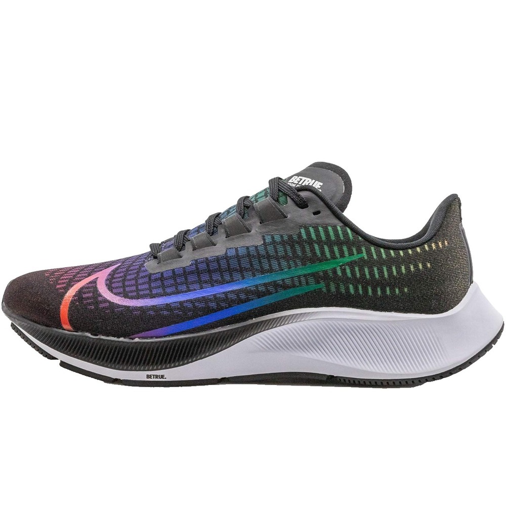 NWOB Nike Air Zoom Pegasus 37 Be True Running Shoe Black Women 7.5 UK5 EU38.5